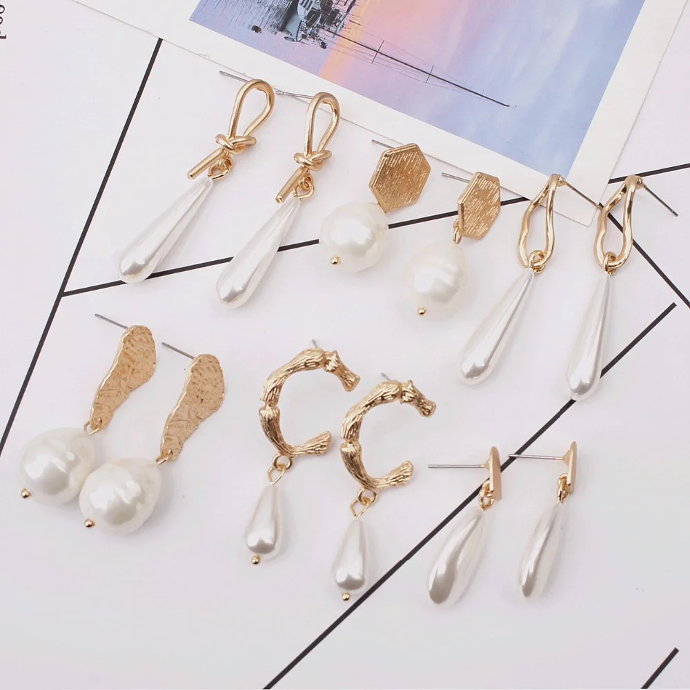2019 Hot sale pearl jewelry Gold drop earrings irregular hanging earrings for women wedding earrings jewelry A887-A882
2019 Hot sale pearl jewelry Gold drop earrings irregular hanging earrings for women wedding earrings jewelry A887-A882