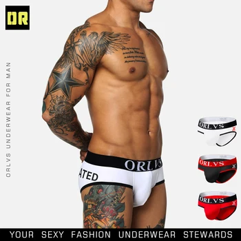 ORLVS Men Underwear briefs Cotton Striped Sexy men briefs slips cueca masculina Male panties OR110
ORLVS Men Underwear briefs Cotton Striped Sexy men briefs slips cueca masculina Male panties OR110