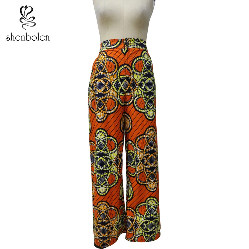 Shenbolen African Women Pant Ankara Batik Print High Waist Pants Loose Long Wide leg pants 100%Cotton
Shenbolen African Women Pant Ankara Batik Print High Waist Pants Loose Long Wide leg pants 100%Cotton