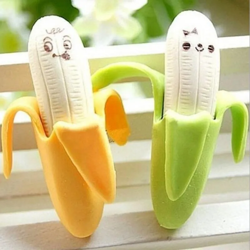 2pcs/lot New Creative Mini Cute Simulation Banana Fruit Style Rubber Pencil Eraser Students Stationery School Supplies
2pcs/lot New Creative Mini Cute Simulation Banana Fruit Style Rubber Pencil Eraser Students Stationery School Supplies