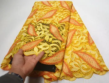 Hot Sale Gold Guipure Lace Fabric African Lace Fabric 2019 High Quality Cord Lace Fabric With Stone Nigerian Lace Fabrics PS-Q74
Hot Sale Gold Guipure Lace Fabric African Lace Fabric 2019 High Quality Cord Lace Fabric With Stone Nigerian Lace Fabrics PS-Q74