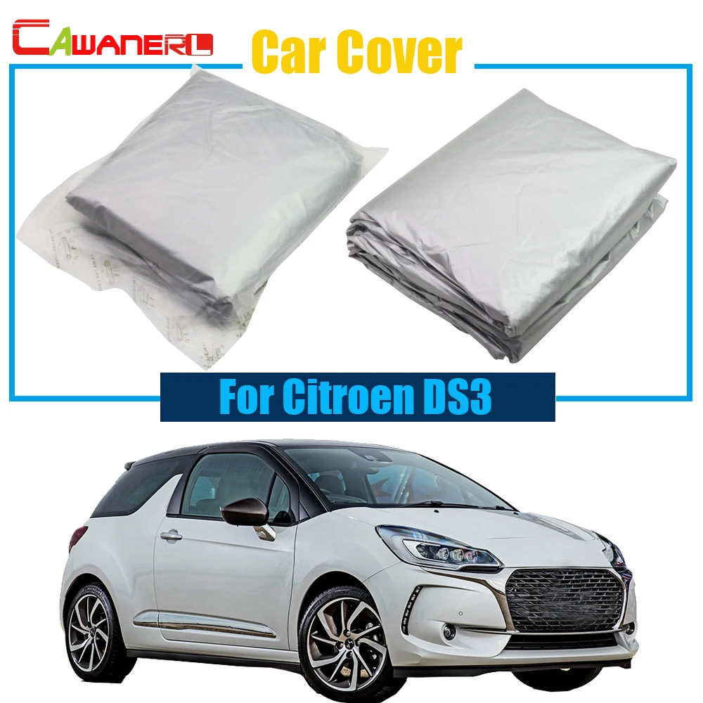 

Cawanerl Car Cover Sun Shade Anti UV Rain Snow Sun Resistant Cover Dustproof For Citroen DS3 Free Shipping !