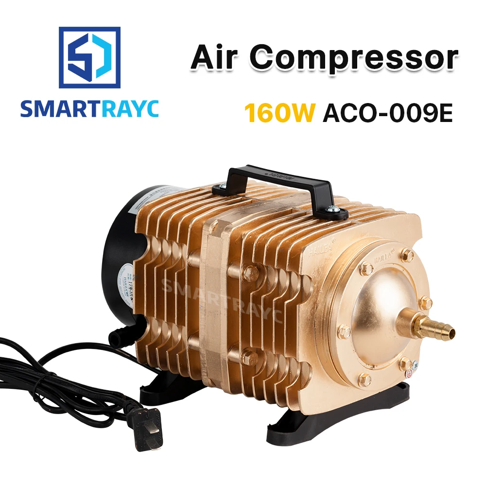 Smartrayc 160W Air Compressor Electrical Magnetic Air Pump for CO2 Laser Engraving Cutting Machine ACO-009E
Smartrayc 160W Air Compressor Electrical Magnetic Air Pump for CO2 Laser Engraving Cutting Machine ACO-009E