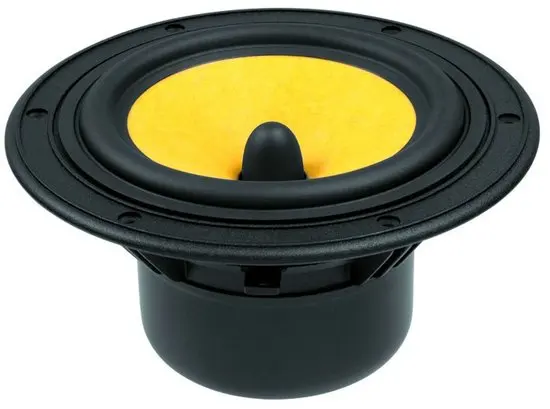 

2PCS Original HiVi F6 6'' Midrange Speaker Driver Unit Casting Aluminum Frame Yellow Kevlar Cone 8ohm 45W D195mm Round