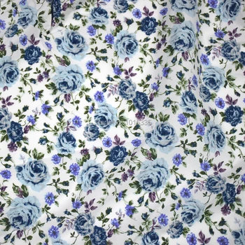 Hot Blue rose 100% Cotton Fabric for Sewing DIY Quilting Patchwork Tissue Kids Bedding Textile Tilda Doll Cloth Fabric
Hot Blue rose 100% Cotton Fabric for Sewing DIY Quilting Patchwork Tissue Kids Bedding Textile Tilda Doll Cloth Fabric
