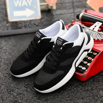 Oloey 2019 spring new men's shoes trend running shoes sneakers Mesh breathable increased comfort lace-up sport
Oloey 2019 spring new men's shoes trend running shoes sneakers Mesh breathable increased comfort lace-up sport
