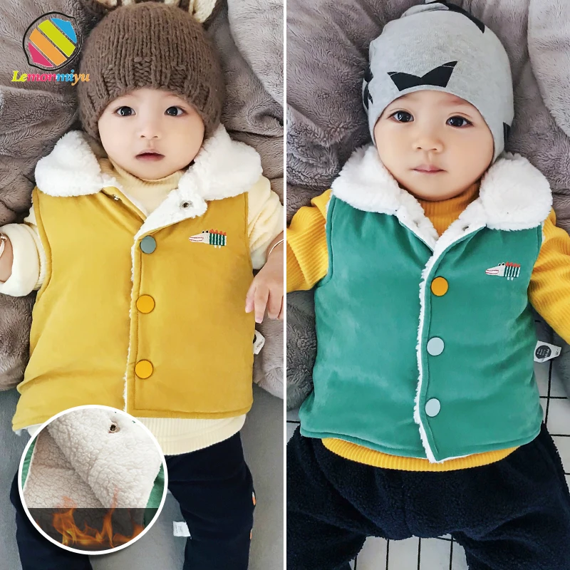 Lemonmiyu Baby Winter Thicken Outwears For Newborn Overalls Cotton Cartoon Unisex Warm Vest Fashion Plus Velvet Coats For Kids
Lemonmiyu Baby Winter Thicken Outwears For Newborn Overalls Cotton Cartoon Unisex Warm Vest Fashion Plus Velvet Coats For Kids