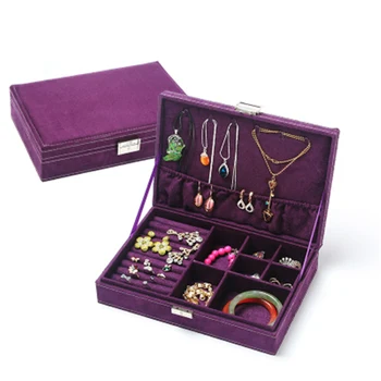 1 Pcs High Capacity Women Jewelry Box Suede PU Leather Jewelry Organizer Table Tidy Ring Bracelet Necklace Jewelry Storage Box
1 Pcs High Capacity Women Jewelry Box Suede PU Leather Jewelry Organizer Table Tidy Ring Bracelet Necklace Jewelry Storage Box