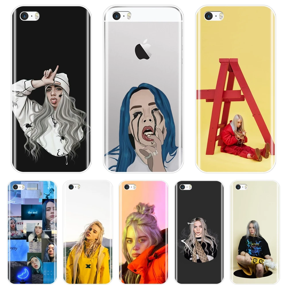 Soft Silicone Phone Case For iPhone 4 4S 5 5C 5S SE Billie Eilish Cool Girl Aesthetic Fashion Back Cover For Apple iPhone 4 5 S
Soft Silicone Phone Case For iPhone 4 4S 5 5C 5S SE Billie Eilish Cool Girl Aesthetic Fashion Back Cover For Apple iPhone 4 5 S
