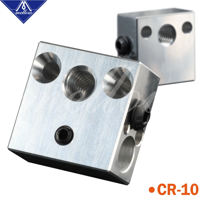 Высококачественный нагревательный блок Mellow Cr10 для Micro Swiss Hotend Creality Ender 3 Mk7/Mk8/Mk9 J head