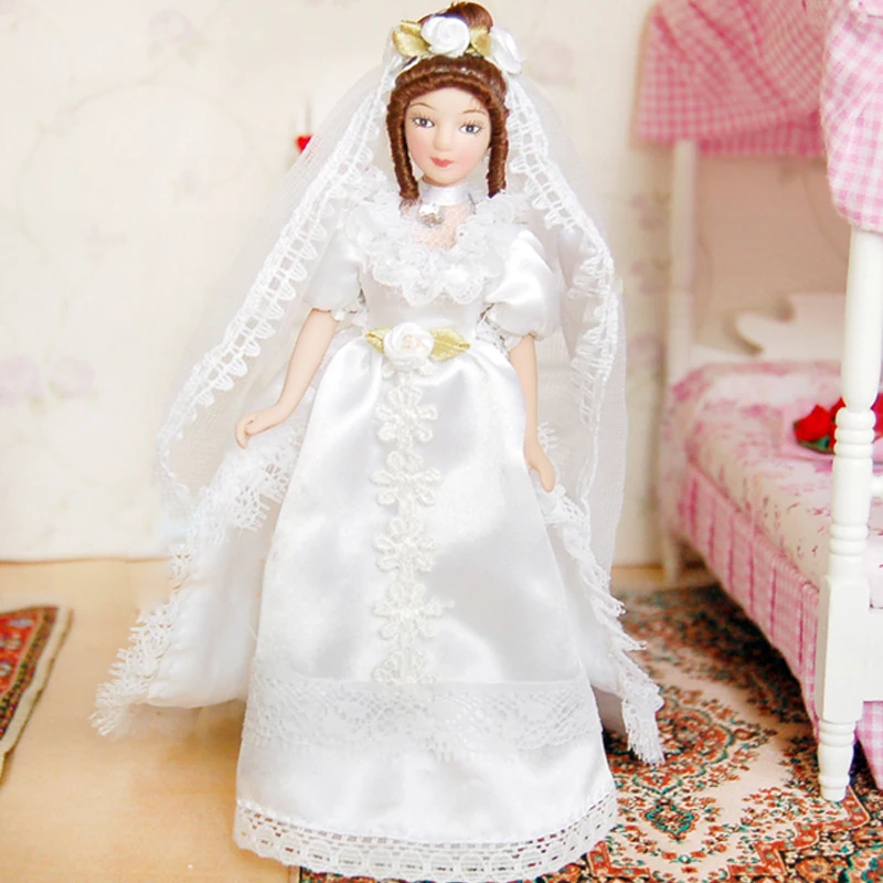 G07-X352 children baby gift Toy 1:12 Dollhouse mini Furniture Miniature rement Doll 15cm Bride with weeding dress 1pcs
G07-X352 children baby gift Toy 1:12 Dollhouse mini Furniture Miniature rement Doll 15cm Bride with weeding dress 1pcs