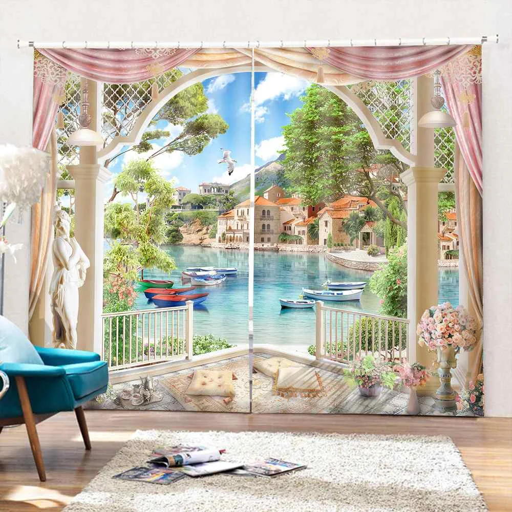 170*200cm Decoration window curtains for living room bedroom kitchen 3D curtains and blackout curtains
170*200cm Decoration window curtains for living room bedroom kitchen 3D curtains and blackout curtains