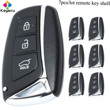 KEYECU 7PCS/Lot Replacement Smart Remote Car Key Shell Case - 3 Button & Uncut Blank Blade - FOB for Hyundai Santa Fe IX45
KEYECU 7PCS/Lot Replacement Smart Remote Car Key Shell Case - 3 Button & Uncut Blank Blade - FOB for Hyundai Santa Fe IX45