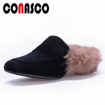 CONASCO Retro Women Suede Leather Slingbacks Pumps Close Toe Elegant Mules Shoes Woman Comfortable Casual Shoes Low Heels
CONASCO Retro Women Suede Leather Slingbacks Pumps Close Toe Elegant Mules Shoes Woman Comfortable Casual Shoes Low Heels