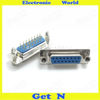 20pcs 15 Pin DP15 Serial Female Plug DB15 Gilded Straight Leg Female Socket High-quality Gold Lock riveting Socket With
20pcs 15 Pin DP15 Serial Female Plug DB15 Gilded Straight Leg Female Socket High-quality Gold Lock riveting Socket With