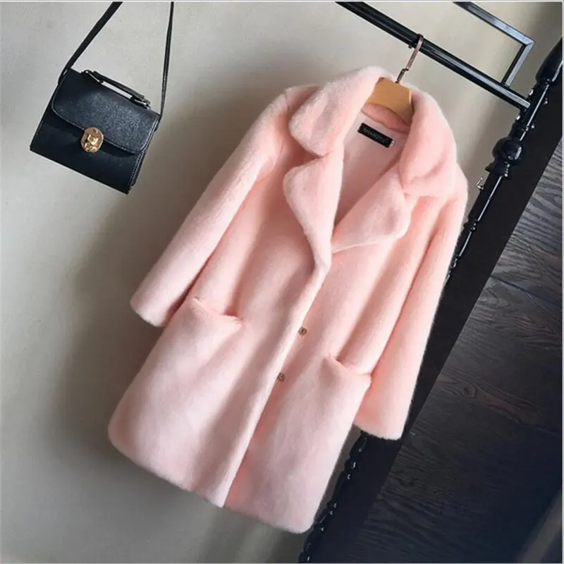 2019 Faux Fur Coat Women'S Coats with Artificial Fur Mink Fur Long Coat Women Winter Autumn Elegant Loose Casual
2019 Faux Fur Coat Women'S Coats with Artificial Fur Mink Fur Long Coat Women Winter Autumn Elegant Loose Casual