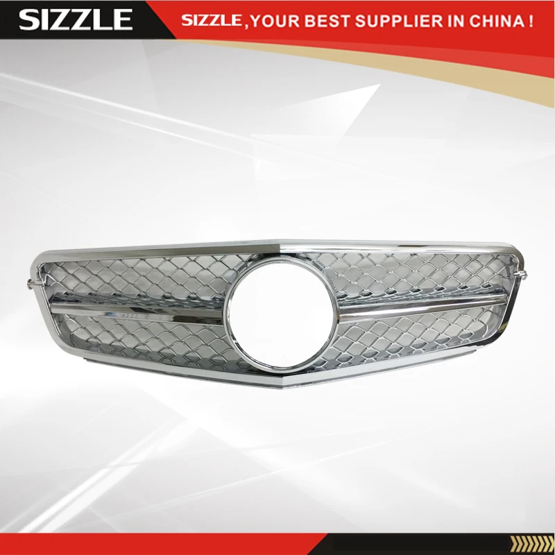 Plastic All Chrome Front Grille Auto Grille For Mercedes W204 2006-2013 SL C63 New Version Style
Plastic All Chrome Front Grille Auto Grille For Mercedes W204 2006-2013 SL C63 New Version Style