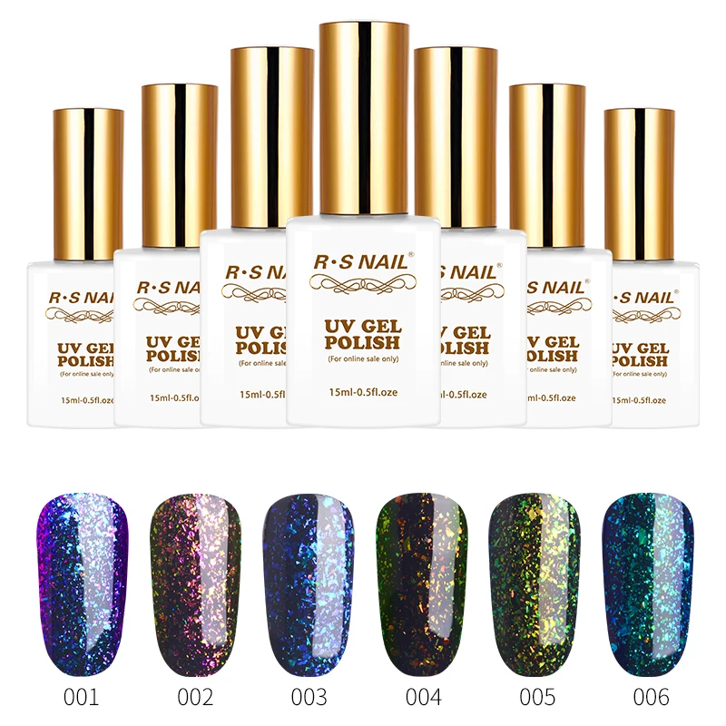 RS Nail 15ml sequins gel nail polish set glitter uv led nail gel varnish starry sparkle series gel lacquer vernis semi permanant
RS Nail 15ml sequins gel nail polish set glitter uv led nail gel varnish starry sparkle series gel lacquer vernis semi permanant