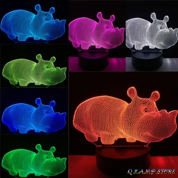 2017 Cute Baby Animal Hippo 3D USB LED Lamp 7 Colors Changing Gradient Table Night Lights Kawaii room Decorative lighting Props
2017 Cute Baby Animal Hippo 3D USB LED Lamp 7 Colors Changing Gradient Table Night Lights Kawaii room Decorative lighting Props