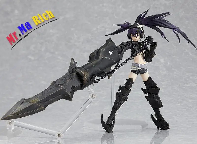 Японское аниме фигурка Figma Black Rock Shooter Sp 041 ПВХ Коллекционная модель игрушки кукла