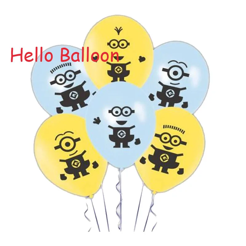 12pcs/lot Minions Latex Balloons Globos Birthday Party Decoration Minion Balloons Kids Inflatable Toys
12pcs/lot Minions Latex Balloons Globos Birthday Party Decoration Minion Balloons Kids Inflatable Toys