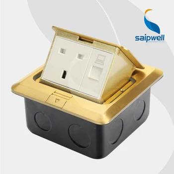 Luxury Golden Cu Floor Socket / UK Style Receptacles & Network Interface Concealed Socket 13A 220V (SPD-2F/CC1-5)
Luxury Golden Cu Floor Socket / UK Style Receptacles & Network Interface Concealed Socket 13A 220V (SPD-2F/CC1-5)