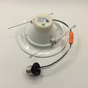 15W Dimmable 6" Recessed Led Downlight 120V AC E26 Led Downlight Kit ETL Energy Star Approved DHL free shipping
15W Dimmable 6" Recessed Led Downlight 120V AC E26 Led Downlight Kit ETL Energy Star Approved DHL free shipping