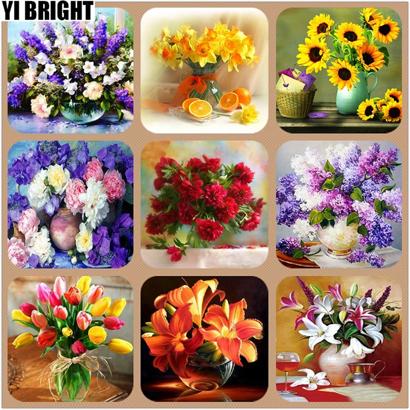Diamond Mosaic Cross Stitch Kits Diamond Embroidery "Beautiful Flowers Blooming" Diamond Painting Full Diamond Home DecorateGT
Diamond Mosaic Cross Stitch Kits Diamond Embroidery "Beautiful Flowers Blooming" Diamond Painting Full Diamond Home DecorateGT