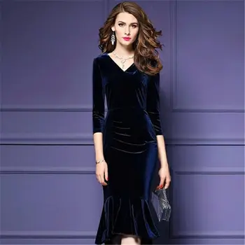 Plus size M-3XL 2019 Spring Summer Dress Women Vintage Velvet Dress Sexy Bodycon Long Party Dress vestidos C0369
Plus size M-3XL 2019 Spring Summer Dress Women Vintage Velvet Dress Sexy Bodycon Long Party Dress vestidos C0369