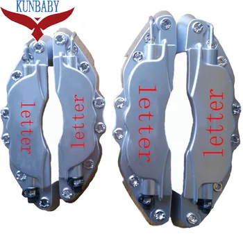 KUNBABY Silver ABS Plastic Car Auto 3D Word Style Disc Brake Caliper Covers Front And Rear Size M+S Fit To Wheel 17'' Or Under
KUNBABY Silver ABS Plastic Car Auto 3D Word Style Disc Brake Caliper Covers Front And Rear Size M+S Fit To Wheel 17'' Or Under