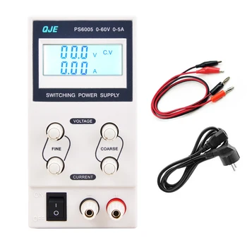 QJE PS6005 60V5A LED Digital Switching DC Power Supply Voltage Regulators Lab Repair Tools Adjustable 110/220V Power Source
QJE PS6005 60V5A LED Digital Switching DC Power Supply Voltage Regulators Lab Repair Tools Adjustable 110/220V Power Source