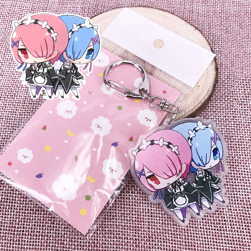 1pcs 6cm Anime Keychain Anime Re:Zero Kara Hajimeru Isekai Seikatsu Rezero Rem Ram cameltoe Doubleside Print Keychain Keyrings
1pcs 6cm Anime Keychain Anime Re:Zero Kara Hajimeru Isekai Seikatsu Rezero Rem Ram cameltoe Doubleside Print Keychain Keyrings