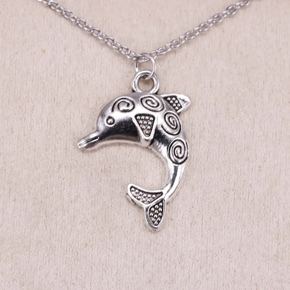 New Fashion Silver Pendant dolphin 24*30mm Necklace Women Exquisite Choker Necklace Jewelry
New Fashion Silver Pendant dolphin 24*30mm Necklace Women Exquisite Choker Necklace Jewelry