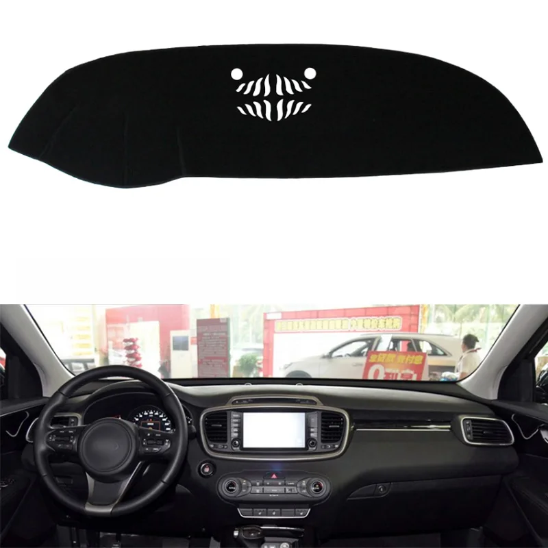 For Kia Sorento 2015 2016 2017 2018 Dashboard Cover Mat Pad Anti-UV Sun Shade Instrument Protect Carpet Car Styling Accessories
For Kia Sorento 2015 2016 2017 2018 Dashboard Cover Mat Pad Anti-UV Sun Shade Instrument Protect Carpet Car Styling Accessories