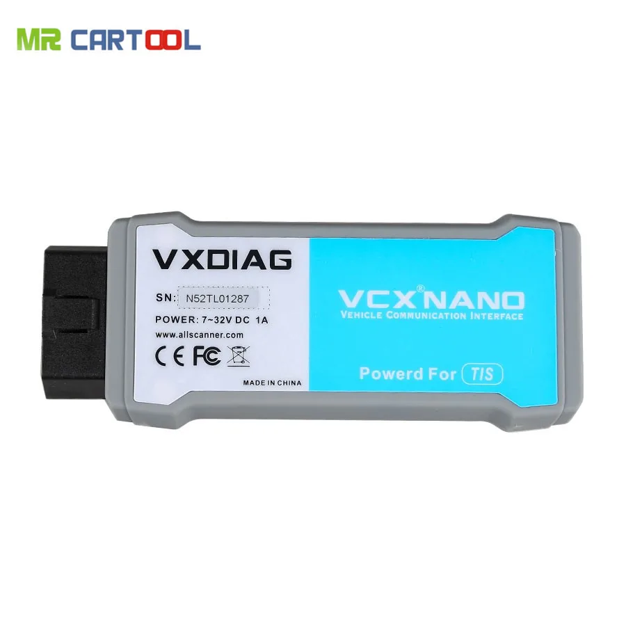 VXDIAG VCX NANO for TOYOTA TIS Techstream V12.00.127 Compatible with SAE J2534