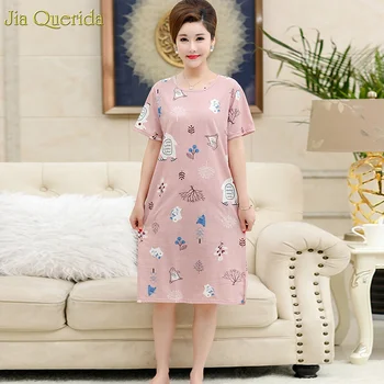 2019 Summer Womens Lingerie Nightgown Cotton Shorts Sleeping Dress Short Sleeves Plus Size Xxxl Loose Style Cute Pink Nightgowns
2019 Summer Womens Lingerie Nightgown Cotton Shorts Sleeping Dress Short Sleeves Plus Size Xxxl Loose Style Cute Pink Nightgowns