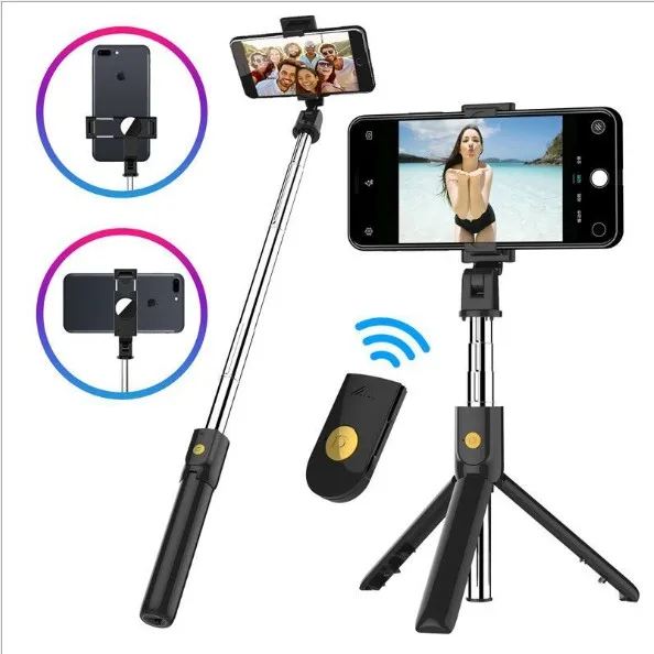 Selfie Stick With Tripod Bluetooth Stick Mini with Remote Control for Android for iphone 6 7 8 Plus IOS for Huawei for Xiaomi
Selfie Stick With Tripod Bluetooth Stick Mini with Remote Control for Android for iphone 6 7 8 Plus IOS for Huawei for Xiaomi