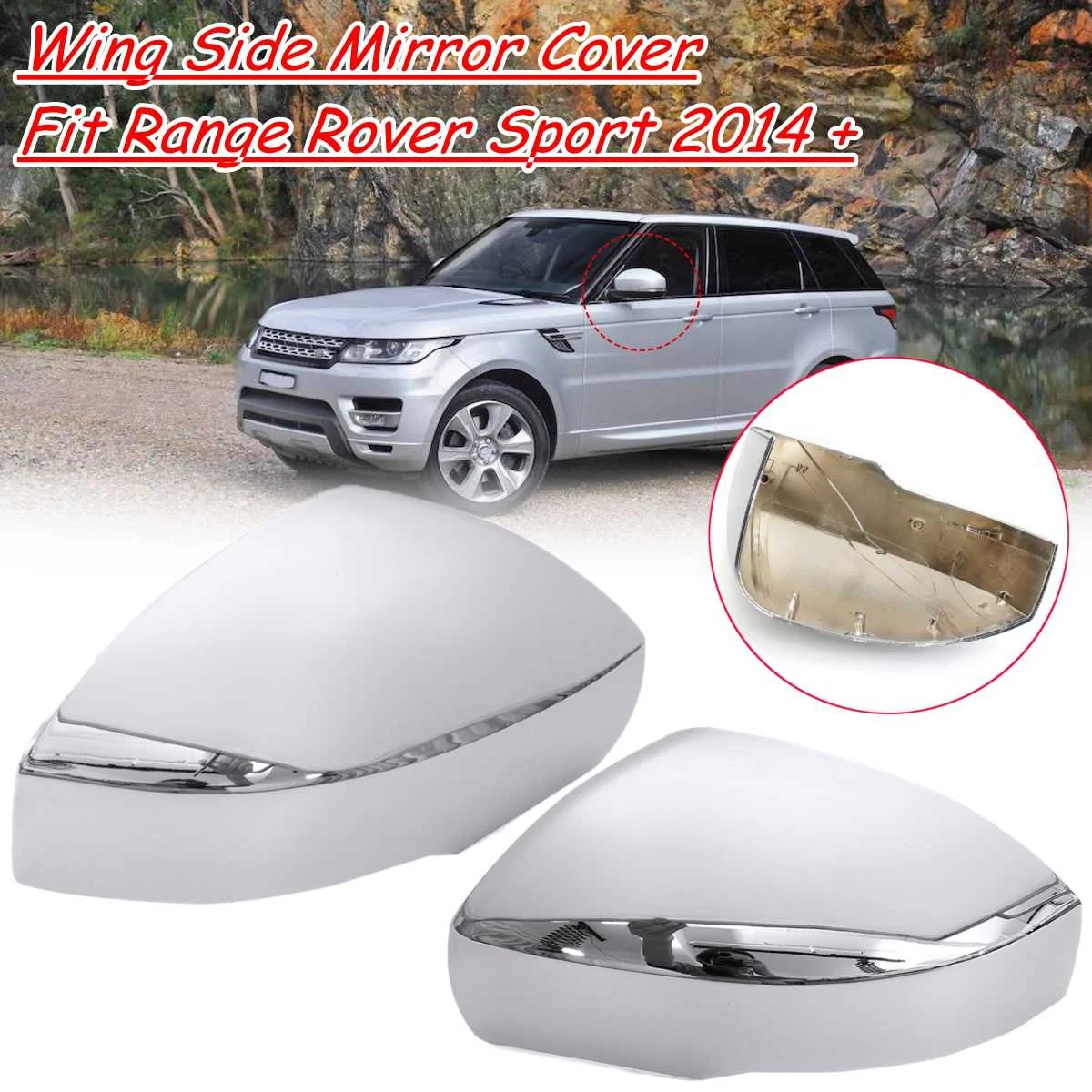 Rearview Mirror cover for Range Rover Sport 2014 2015 2016 Case Frame Trim Sticker Side Wing Mirror Decoration Car Accessories
Rearview Mirror cover for Range Rover Sport 2014 2015 2016 Case Frame Trim Sticker Side Wing Mirror Decoration Car Accessories