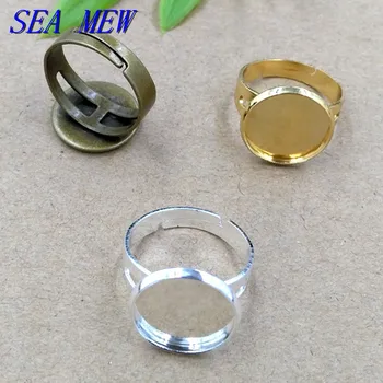 20 PCS 12mm Round Cabochon Ring Base Metal Copper 3 Colors Ring Blank Setting Adjustable 17mm Ring DIY Jewelry Accessories
20 PCS 12mm Round Cabochon Ring Base Metal Copper 3 Colors Ring Blank Setting Adjustable 17mm Ring DIY Jewelry Accessories