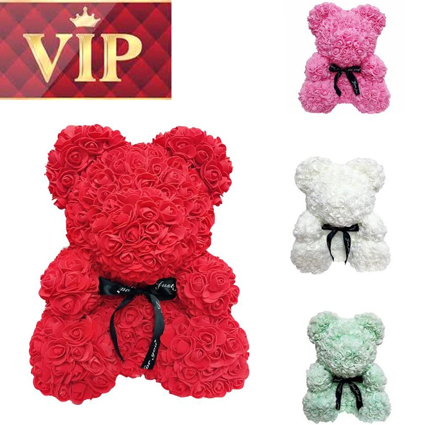 VIP Price Drop Shipping 2019 Hot Sale 25cm Rose Bear Flower Artificial Christmas Gifts for Women Valentine's Day Gift
VIP Price Drop Shipping 2019 Hot Sale 25cm Rose Bear Flower Artificial Christmas Gifts for Women Valentine's Day Gift