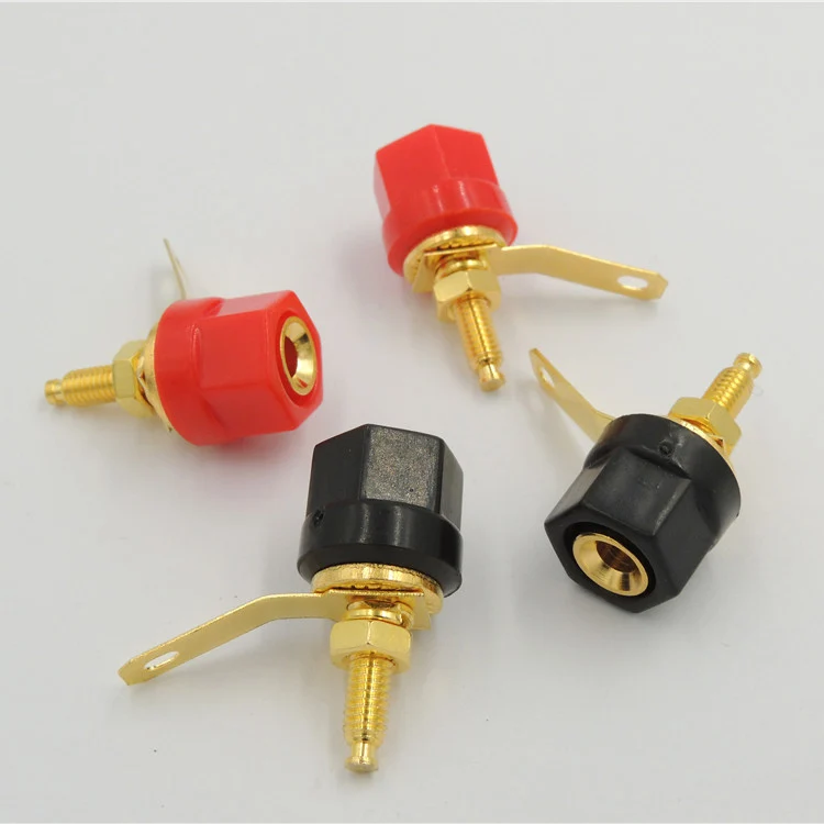 20pcs Red and black Hex Head Terminal Speaker Amplifier Screw BINDING POSTS for 4mm Banana Plugs Sockets Connector
20pcs Red and black Hex Head Terminal Speaker Amplifier Screw BINDING POSTS for 4mm Banana Plugs Sockets Connector