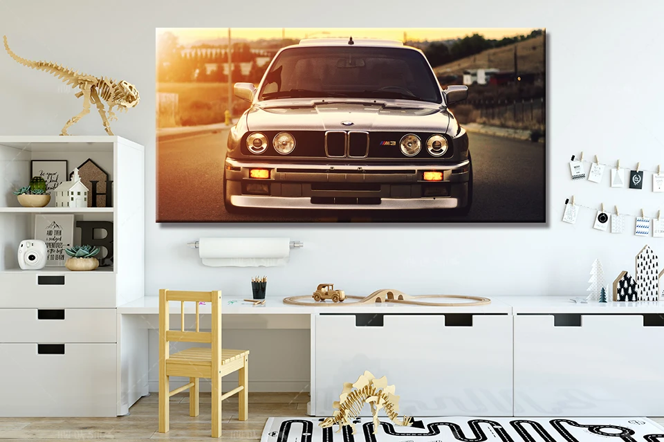 Abstract HD Print Wall Art Frame Canvas Pictures Sports Car Sunset Landscape Painting Poster Home Decor For Living Room Mural | Дом и сад
