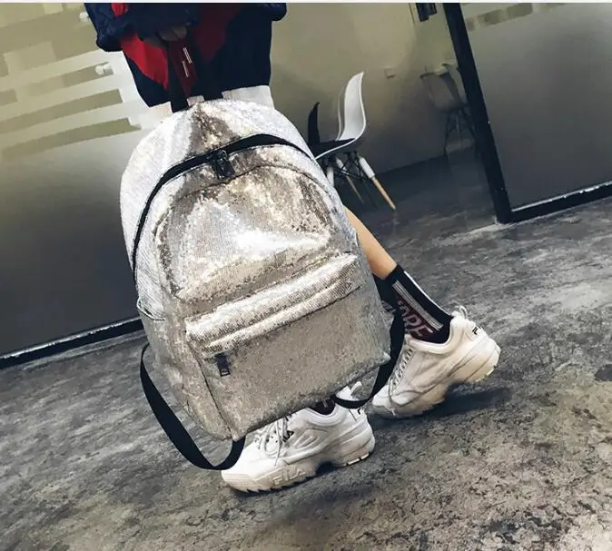 Glitter Backpack Women Sequins Backpacks For Teenage Girls Rucksack Fashion Female Gold Black School Sequin Bag mochila
Glitter Backpack Women Sequins Backpacks For Teenage Girls Rucksack Fashion Female Gold Black School Sequin Bag mochila