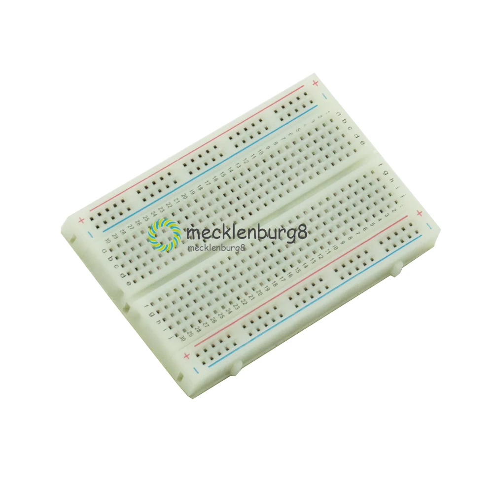400 Tie Points Holes Universal Solderless PCB Breadboard Mini Test Protoboard DIY MB102 Bread Board For Bus Test Circuit Board
400 Tie Points Holes Universal Solderless PCB Breadboard Mini Test Protoboard DIY MB102 Bread Board For Bus Test Circuit Board