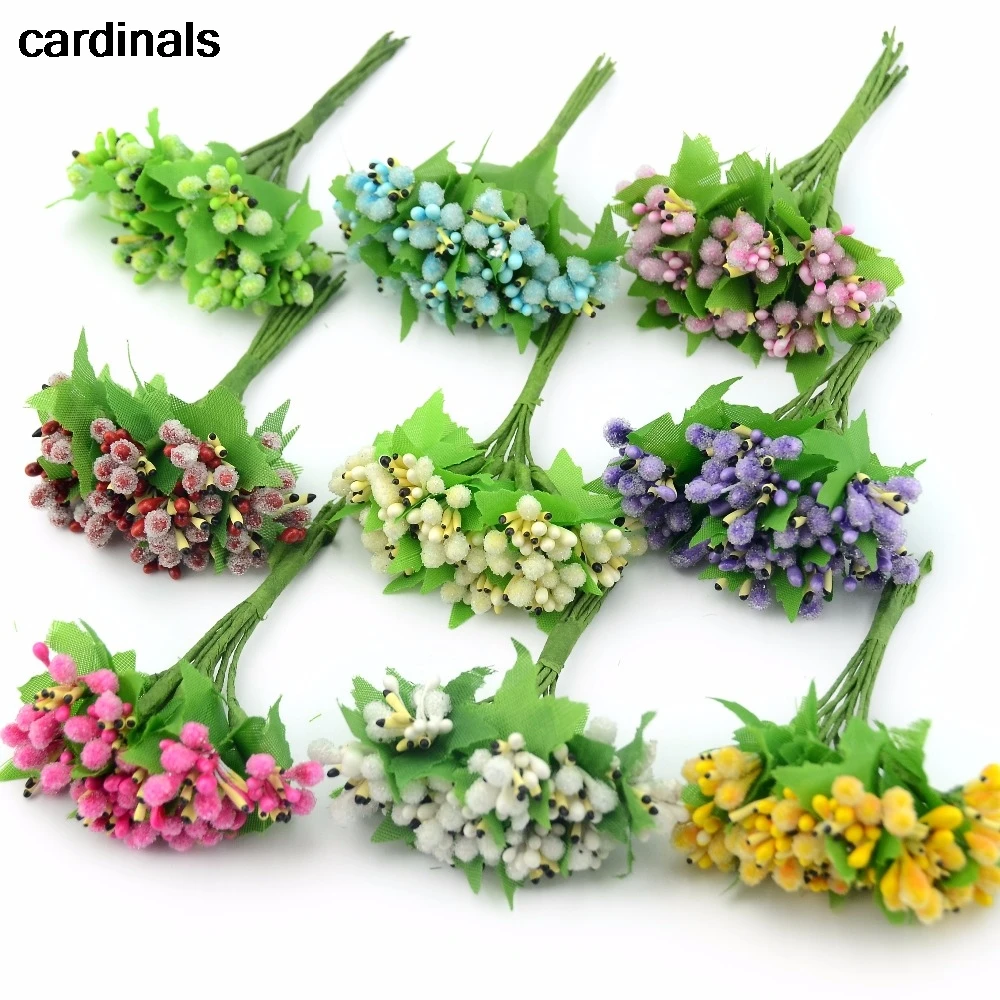 12pcs Glass Artificial Stamens Berry Bouquet For Wedding Decoration DIY Scrapbooking Wreath Party Box Accessories Fake Flower
12pcs Glass Artificial Stamens Berry Bouquet For Wedding Decoration DIY Scrapbooking Wreath Party Box Accessories Fake Flower