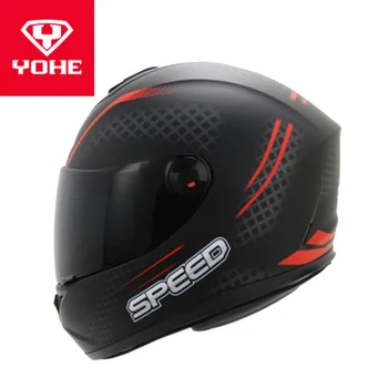 2018 Autumn Winter New YOHE Full Face Motorcycle Helmet YH966 Motocross Motorbike Helmets Made of ABS PC Lens Visor 18 colors
2018 Autumn Winter New YOHE Full Face Motorcycle Helmet YH966 Motocross Motorbike Helmets Made of ABS PC Lens Visor 18 colors