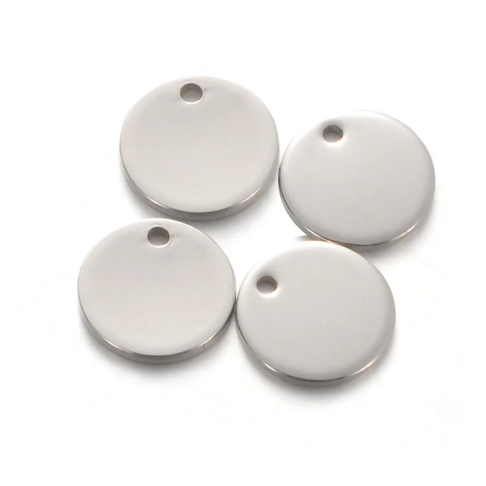 Round Stainless Steel Pendant Necklace Blank Stamping Pendants For Jewelry Making DIY Dog Tags 10PCs 10/20/30mm (customizable)
Round Stainless Steel Pendant Necklace Blank Stamping Pendants For Jewelry Making DIY Dog Tags 10PCs 10/20/30mm (customizable)