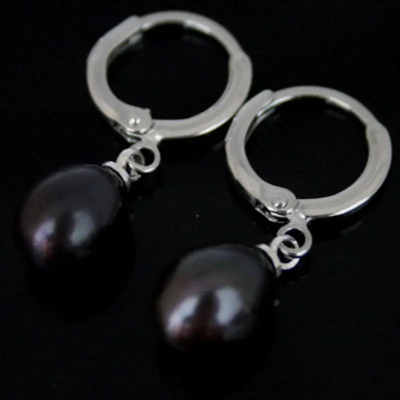 Hot sell Noble- hot sell new - Liberal Black 7-8mm Freshwater Cultured Pearl Beads Lever back Earrings DropNoble style Natural F
Hot sell Noble- hot sell new - Liberal Black 7-8mm Freshwater Cultured Pearl Beads Lever back Earrings DropNoble style Natural F