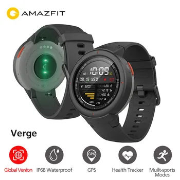 Global Version AMAZFIT Verge Smart Watch IP68 Waterproof GPS Smartwatch Multi-Sports Fitness Tracker
Global Version AMAZFIT Verge Smart Watch IP68 Waterproof GPS Smartwatch Multi-Sports Fitness Tracker