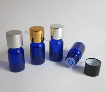 5ml Cobalt Blue glass essential Oil Bottle With Aluminum Lids Matter Silver Shining Silver Gold Black
5ml Cobalt Blue glass essential Oil Bottle With Aluminum Lids Matter Silver Shining Silver Gold Black